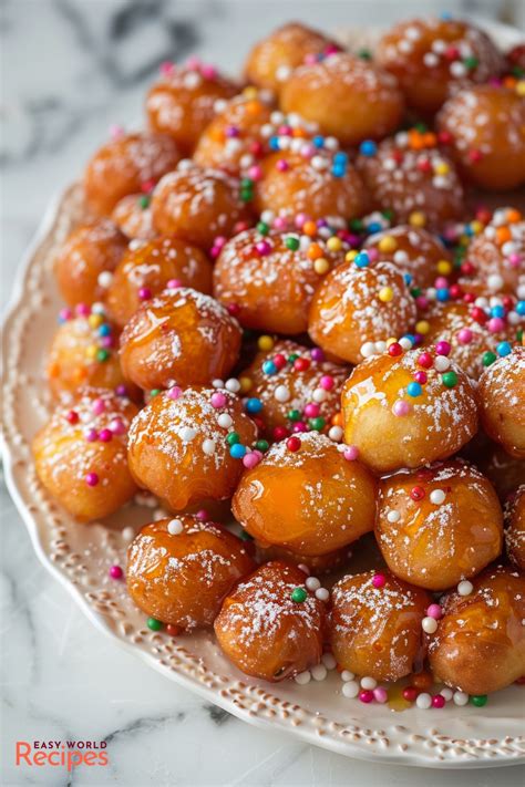 ball honeys|Struffoli Recipe (Classic Italian Honey Balls) 